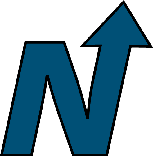 A image of just the "N" part of the Dekken North Boerboels logo